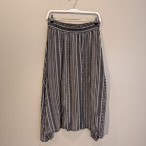 Dylan Midi Skirt Broomstick Western Lagenlook Costal Cottage Layer - Size XL